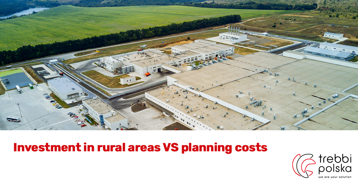 NON-URBANIZED AREAS INVESTMENT VS PLANNING RELATED COSTS